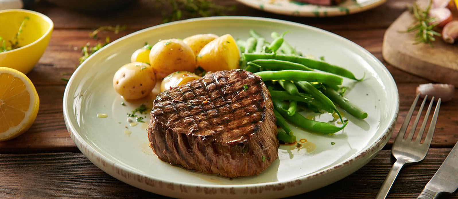 Herby Soy Marinated BBQ Steaks Kikkoman