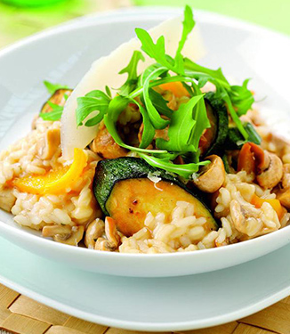 Risotto with Soy Marinated Vegetables | Kikkoman
